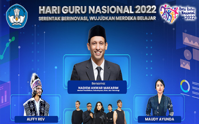 Pidato Mendikbudristek Pada Peringatan Hari Guru Nasional 2022
