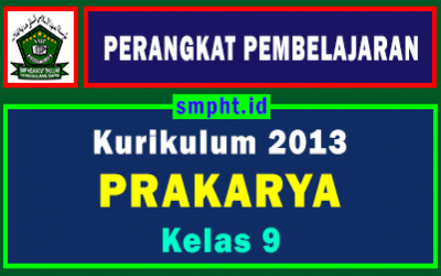 RPP 1 Lembar Prakarya Kelas 9 Semester Ganjil Tahun 2021-2022