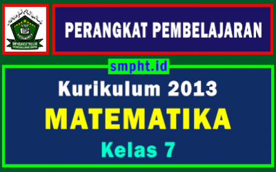 Lengkap Perangkat Pembelajaran Matematika Kelas 7 Tahun 2021-2022